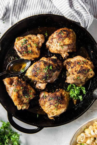 Cast Iron Chicken Thighs Spoonful Of Flavor