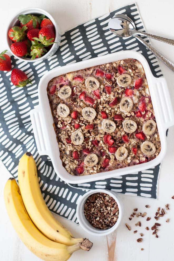 Baked Oatmeal With Fruit Spoonful Of Flavor