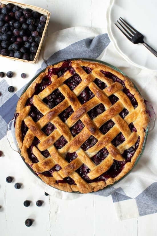 Easy Blueberry Pie - Spoonful of Flavor