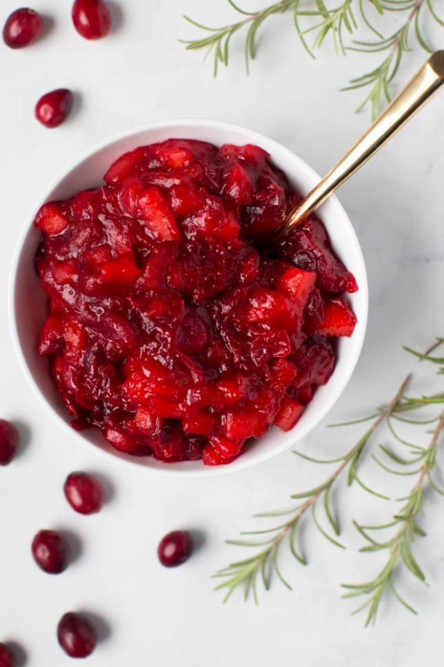 Apple Cranberry Sauce Recipe - Spoonful of Flavor