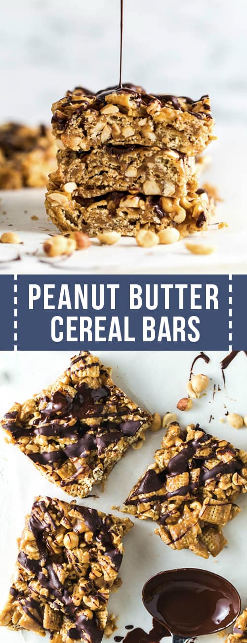 Peanut Butter Crunch Cereal Bar Recipe - Spoonful of Flavor