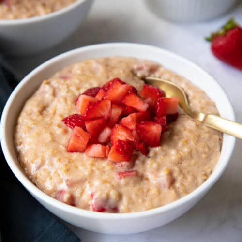 Strawberries and Cream Oatmeal