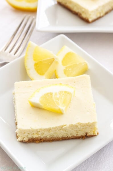 Lemon Cheesecake Bars - Spoonful of Flavor