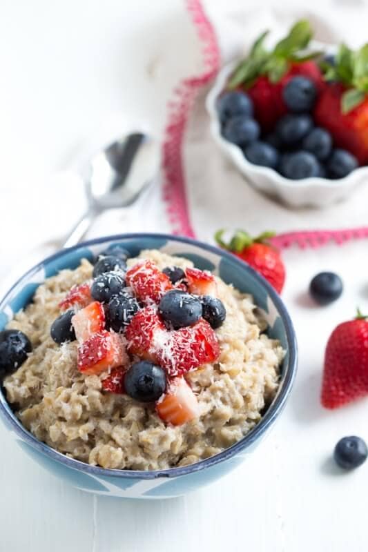 Creamy Coconut Oatmeal - Spoonful of Flavor