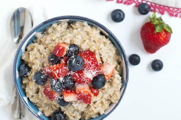 Creamy Coconut Oatmeal - Spoonful of Flavor