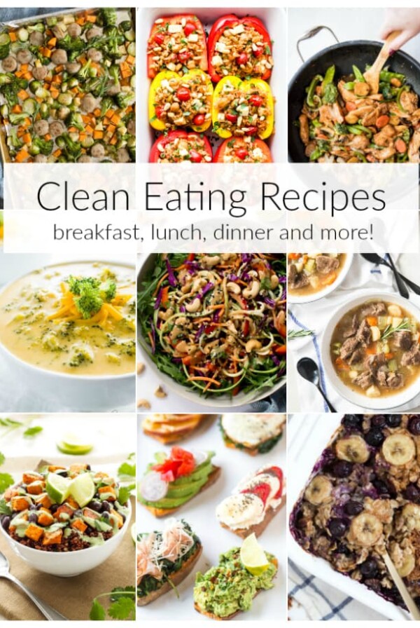 Clean Eating Recipes including recipes for breakfast, lunch, dinner and meal prep. Check out a few of our favorite recipes packed with nutrients and the freshest flavor. #clean #eating #lunch #dinner #breakfast #recipes #healthy