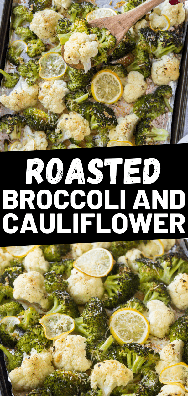 Crispy Roasted Broccoli and Cauliflower - Spoonful of Flavor