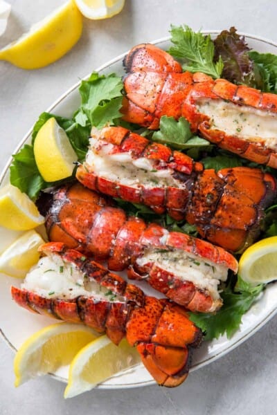 Easy Grilled Lobster Tail with Garlic Butter - Spoonful of Flavor