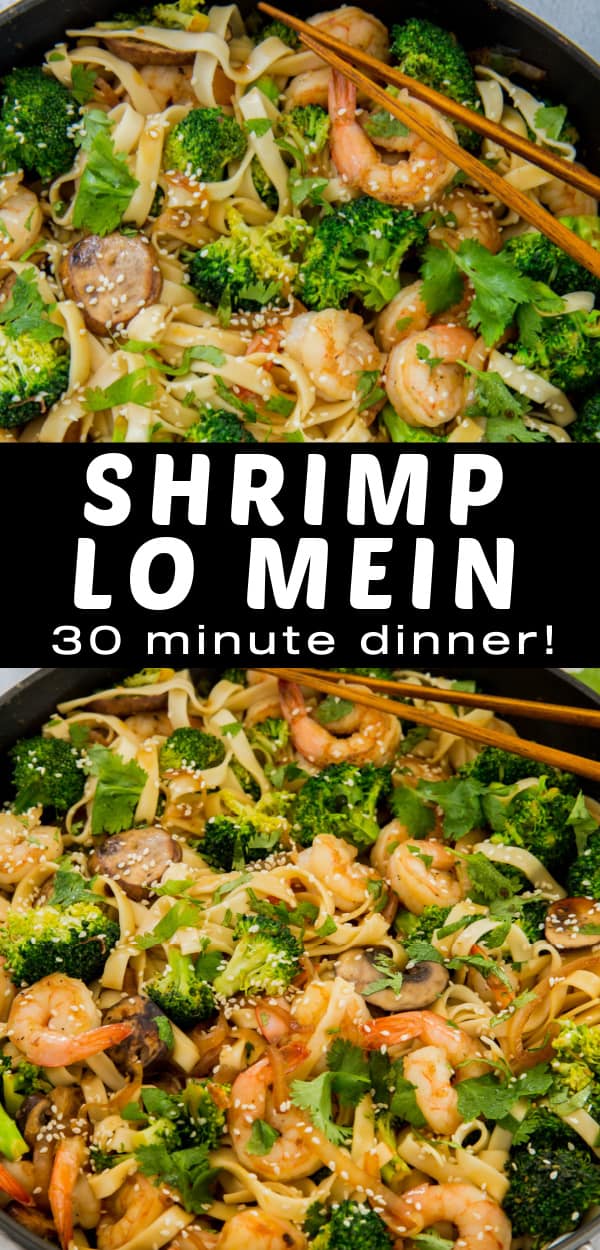 Easy Shrimp Lo Mein - Spoonful of Flavor