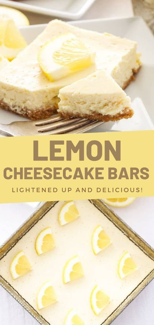 Lemon Cheesecake Bars - Spoonful of Flavor