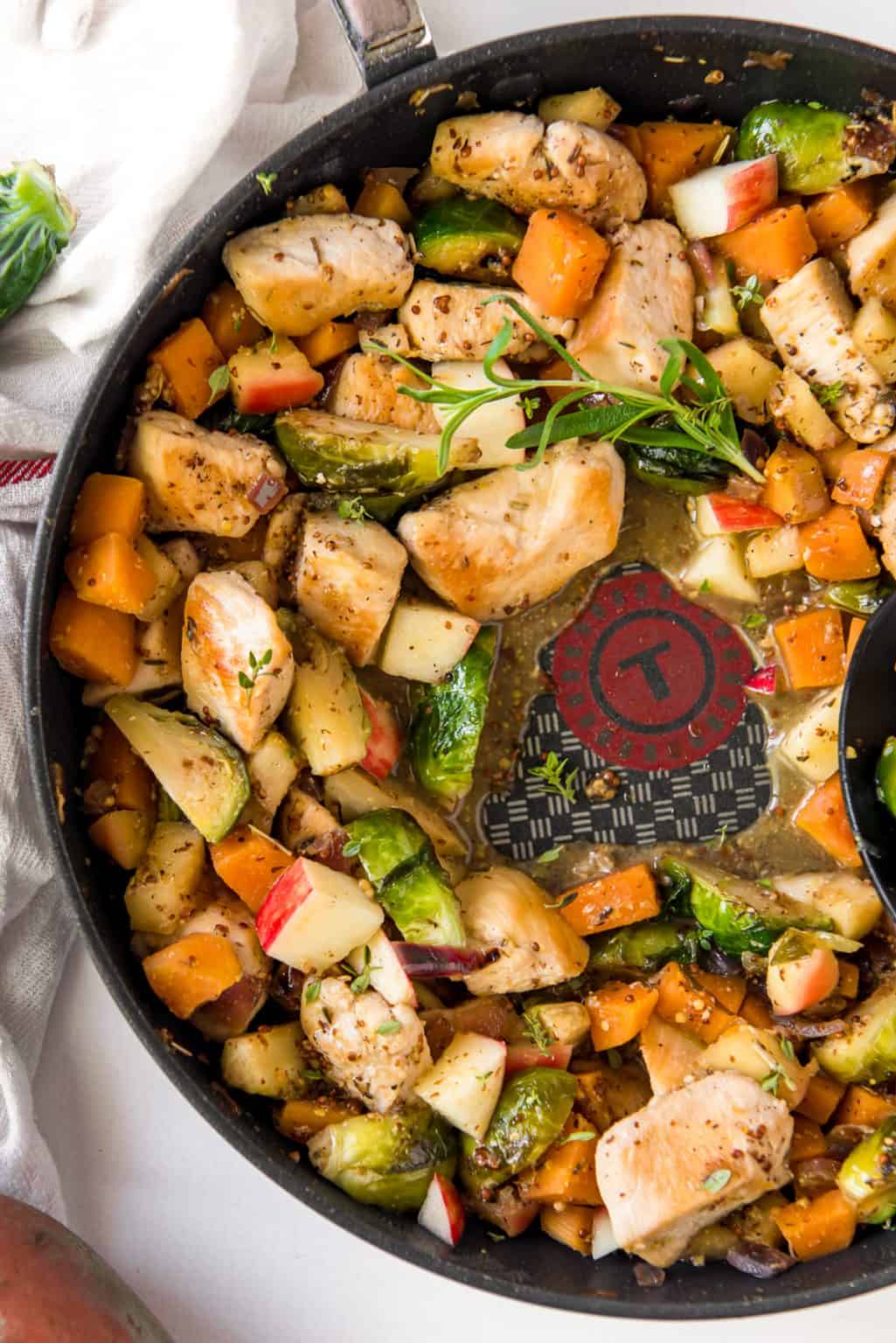 Maple Dijon Chicken Skillet Spoonful Of Flavor