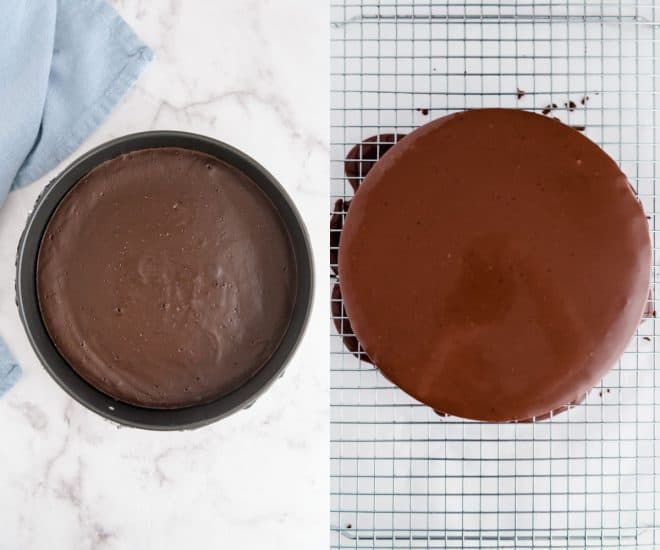 Flourless Chocolate Cake with Chocolate Ganache - Spoonful of Flavor