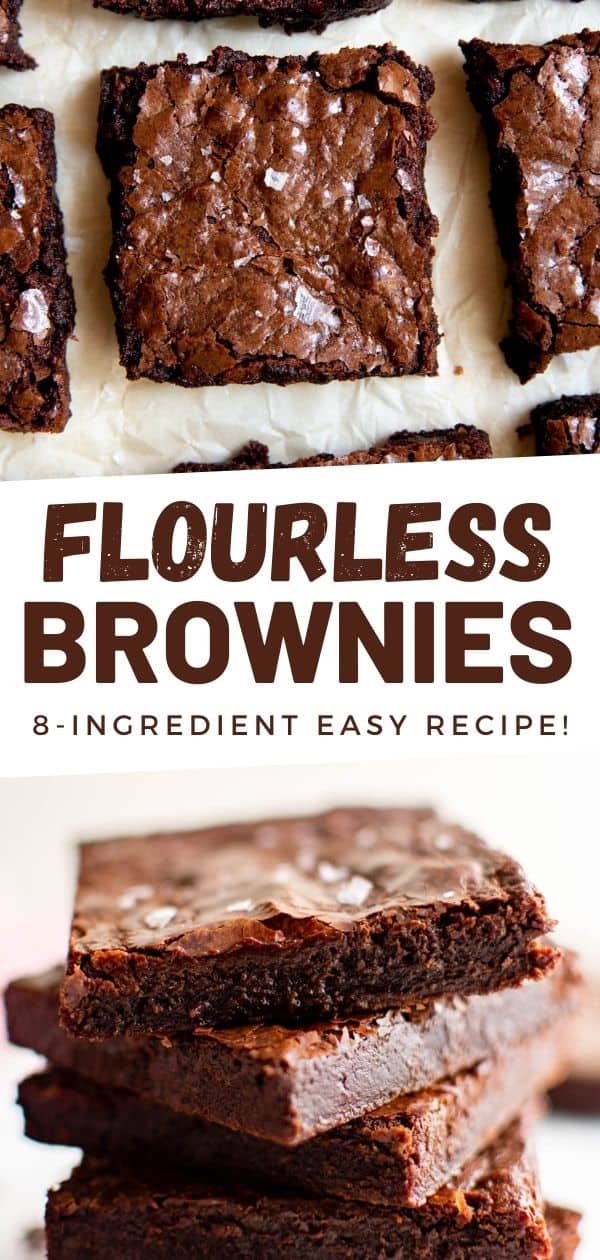 Easy Flourless Brownies - Spoonful of Flavor