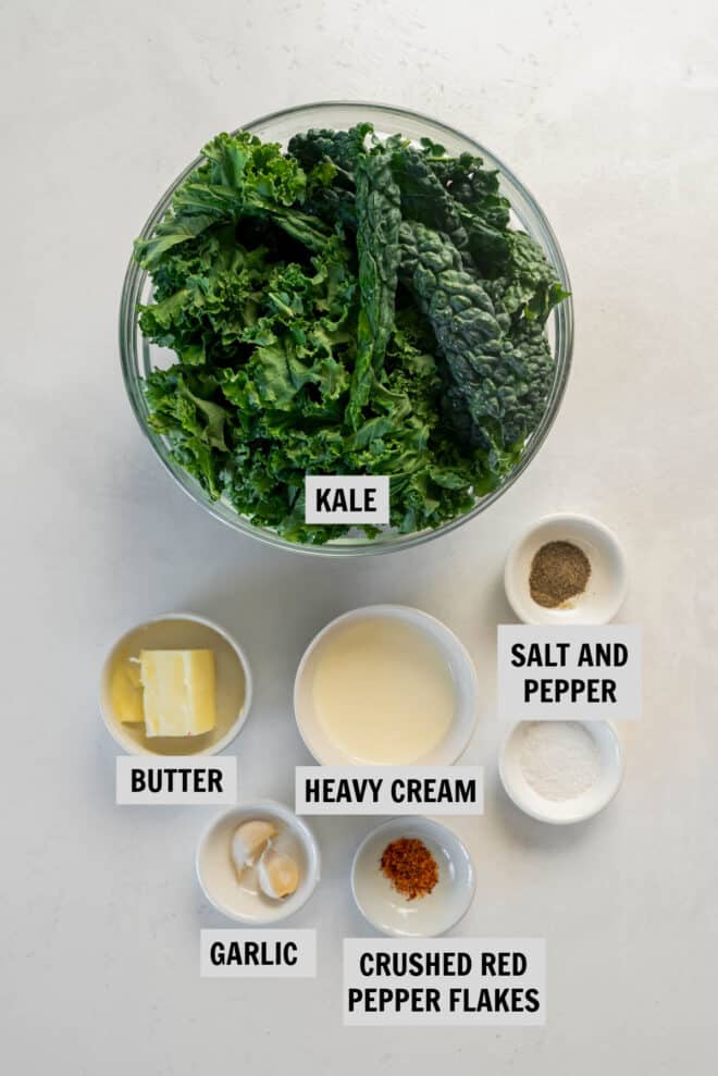 Easy Creamed Kale - Spoonful of Flavor