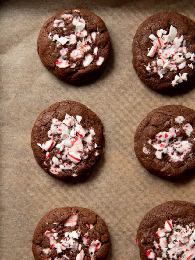 Double Chocolate Peppermint Cookies Spoonful Of Flavor