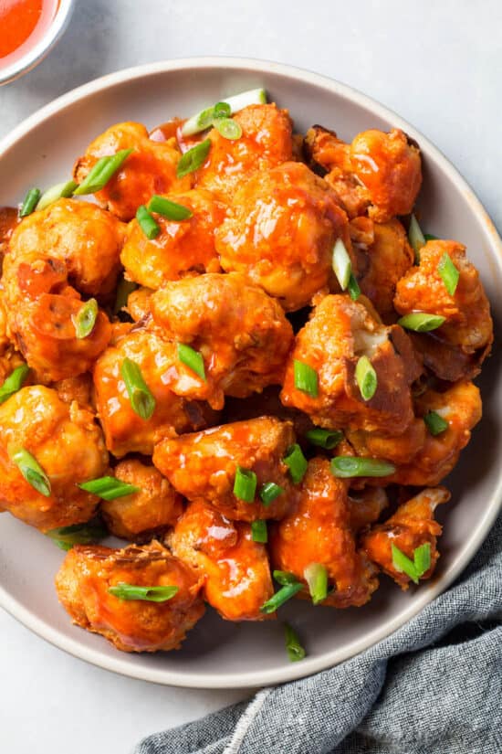 Buffalo Cauliflower Bites - Spoonful of Flavor