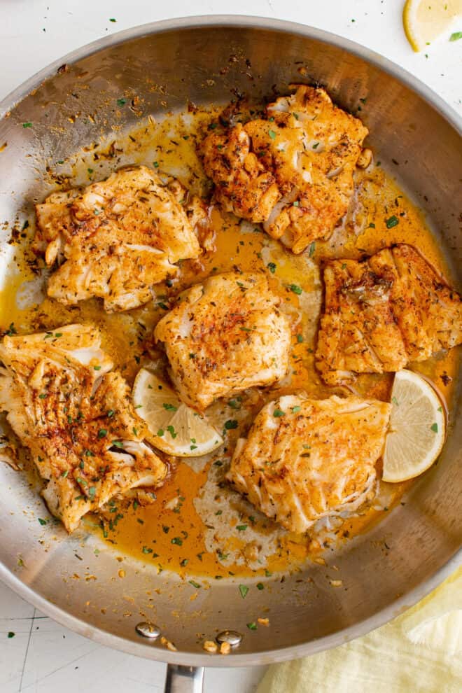 Pan Fried Cod - Spoonful of Flavor