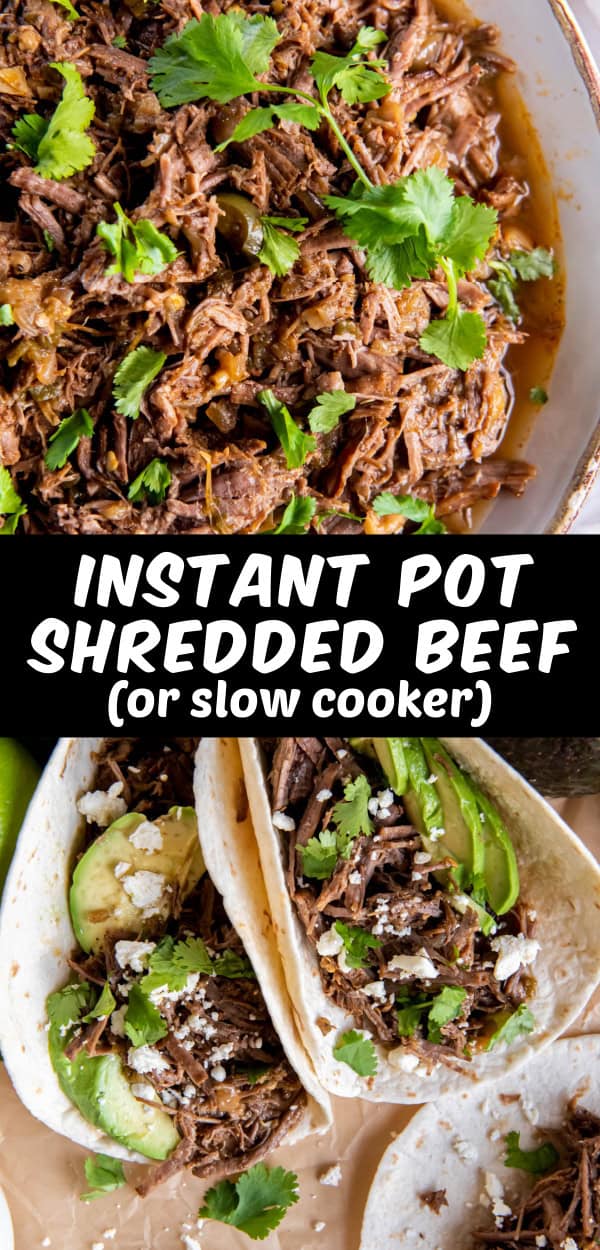 Instant Pot Shredded Beef (for Tacos and More) - Spoonful of Flavor