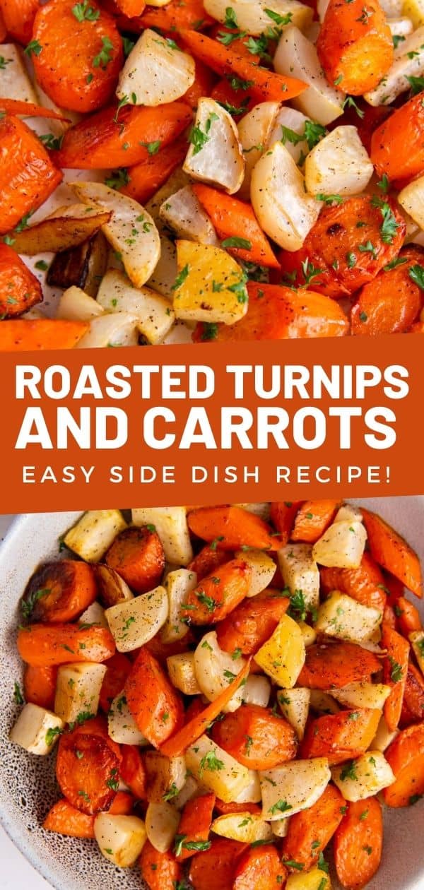 Roasted Turnips and Carrots - Spoonful of Flavor