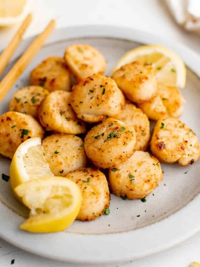 EASY BROILED SCALLOPS - Spoonful of Flavor