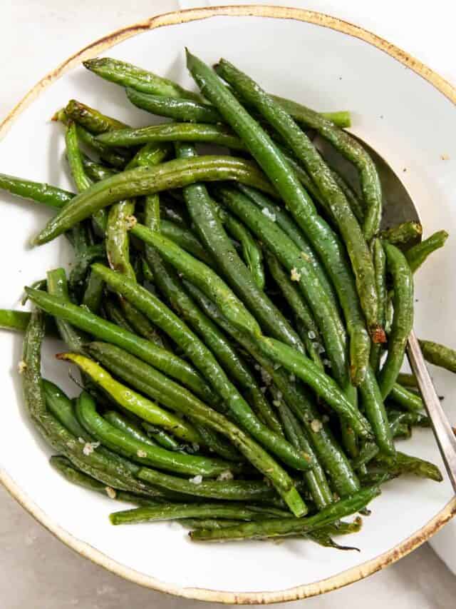 Air Fryer Green Beans - Spoonful of Flavor