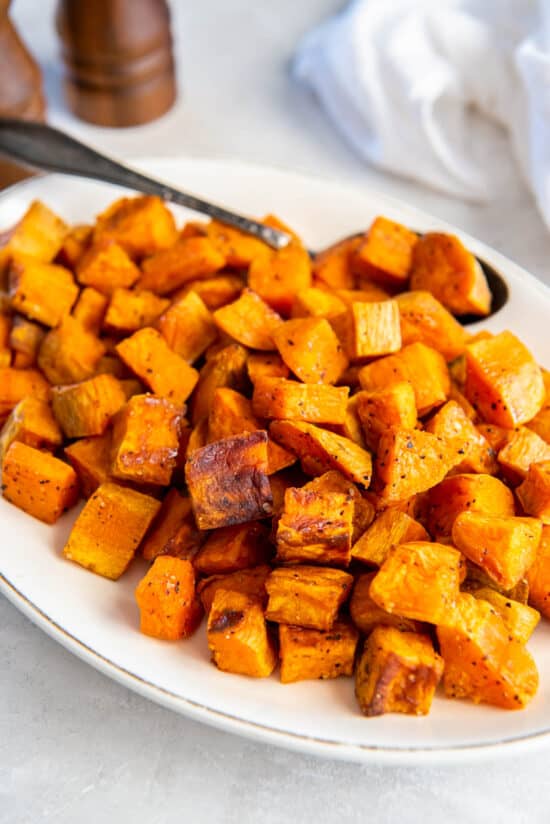 Crispy Roasted Sweet Potatoes - Spoonful of Flavor