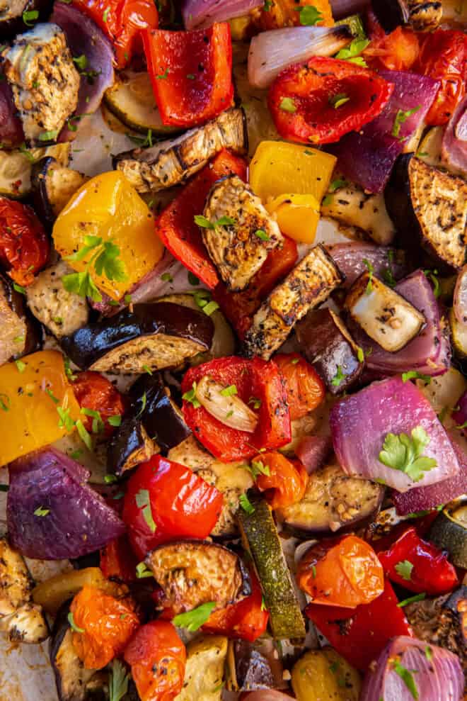 Mediterranean Roasted Vegetables - Spoonful Of Flavor