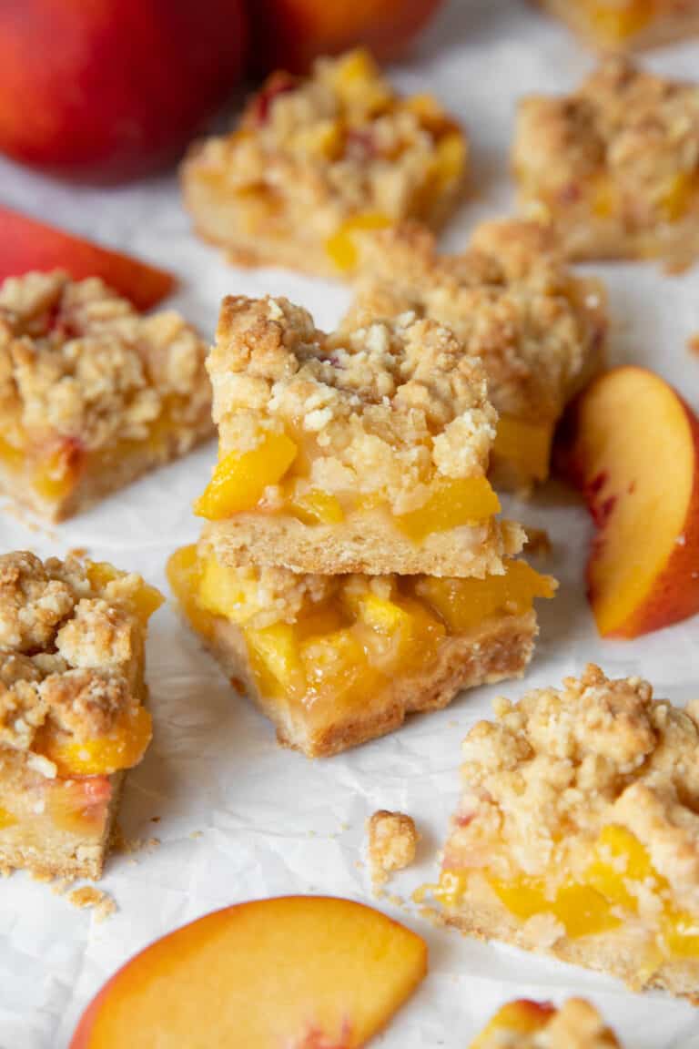 Peach Bars - Spoonful of Flavor