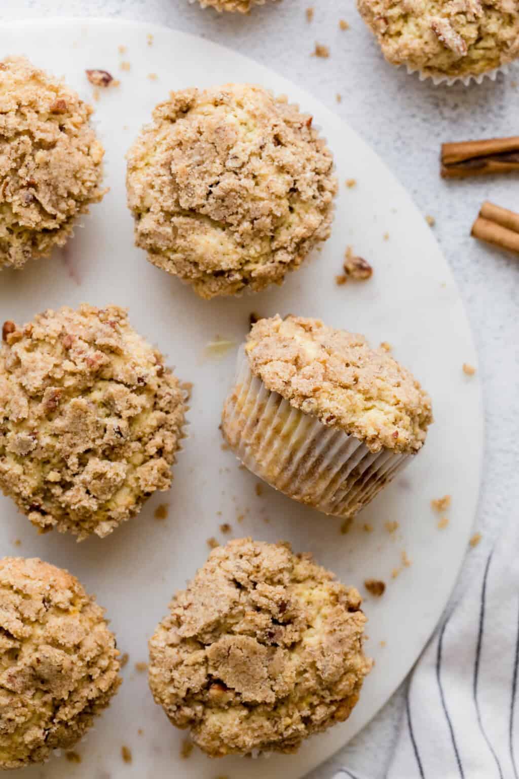 Coffee Cake Muffins with Sour Cream - Spoonful of Flavor